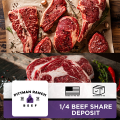 1/4 Beef Share Deposit (Shipping Jan-March)